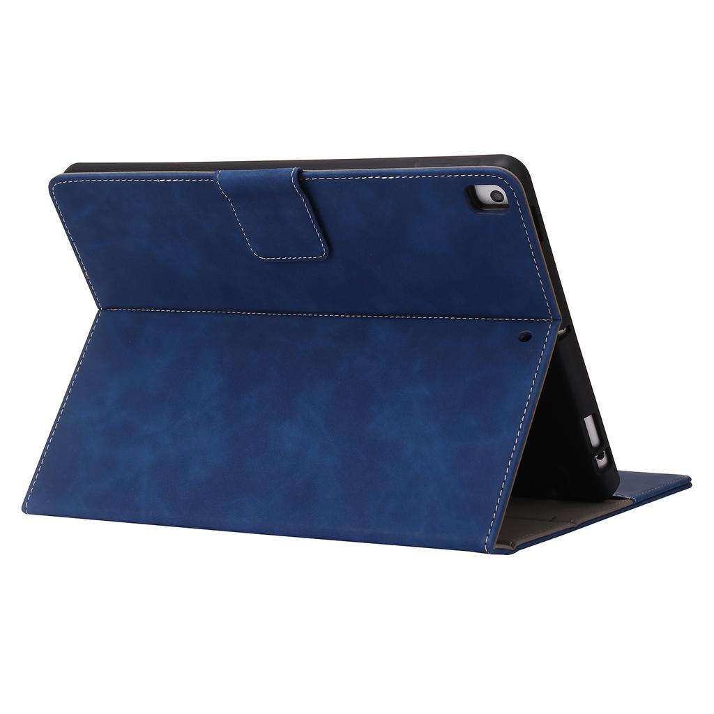 Для iPad 10.2 (2021)/(2019)/(2020)/Air 10,5 дюйма (2019) Чехол-кошелек с текстурой теленка, чехол для планшета с отделением для ручек