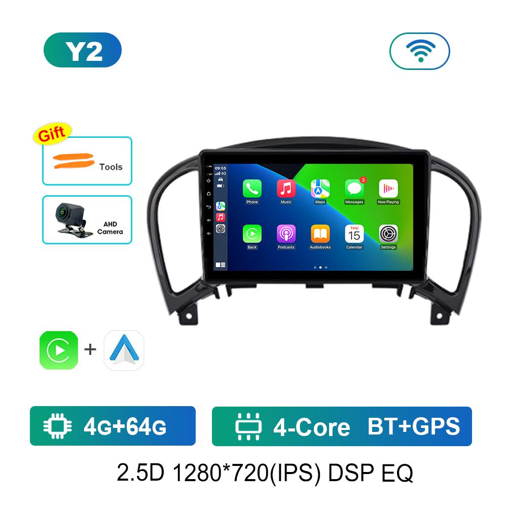 9 '' Car Radio Multimedia Player Android System for Nissan Juke 2010 - 2014 4G Bluetooth Navi GPS IPS Touch Screen DSP Stereo