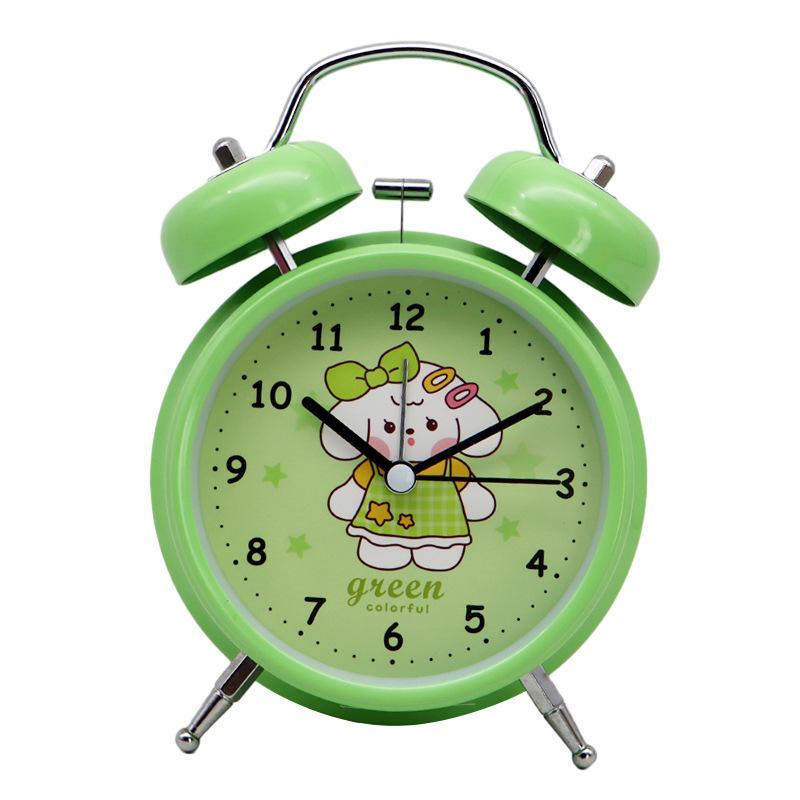 Маленький будильник-кролик, артефакт для подъема, специальный для девочек и милых учеников начальной школы, мультяшный большой будильник, детские часы