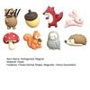 Nature Inspired Magnets 8Pcs Forest Animal Refrigerator Set Fox Rabbit Squirrel Bear Owl Decorative Magnet Kitchen Magnet for Notes Photos