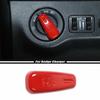 Для 2011- Dodge Charger ABS Красная Накладка на Кнопку Переключателя Фары Салона