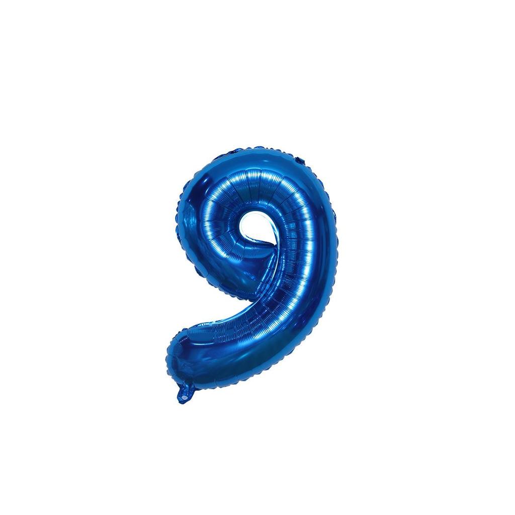 32-Inch US Number Birthday Party Balloons - Individual Aluminum Film