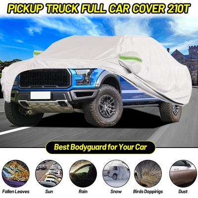 Чехол для пикапа UTE подходит для Toyota Tacoma/Hilux Vigo/Rero, водонепроницаемый чехол для всего кузова автомобиля, защита от дождя и снега в любую погоду