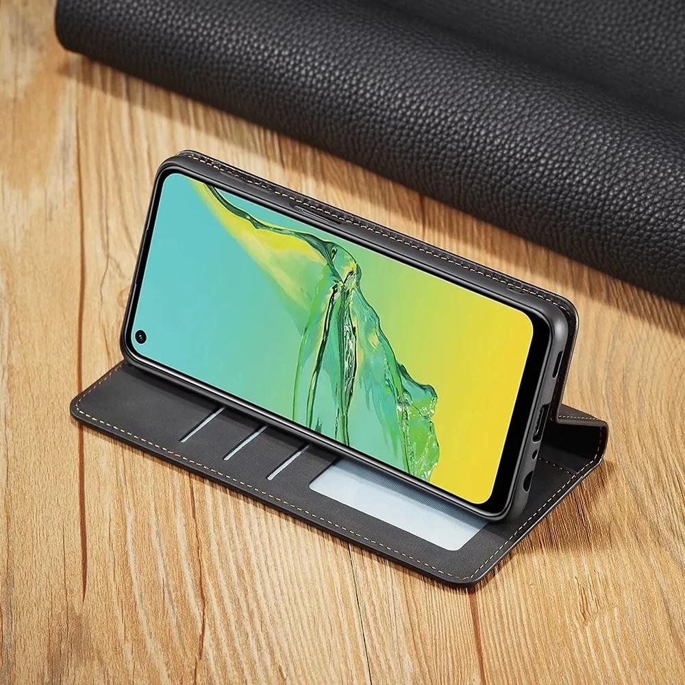 Кожаный чехол-кошелек для Samsung Galaxy S25 S24 S23 S22 S21 S20 FE Ultra Plus S10 A16 A15 A14 A56 A55 A54 A53 A52s 5G Чехол-книжка