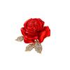 Темпераментная красная роза цветок брошь элитный элитный костюм булавки званый ужин