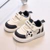 2026Spring toddler walking shoes for girls, Korean style versatile white shoes with soft soles for children, boys and girls