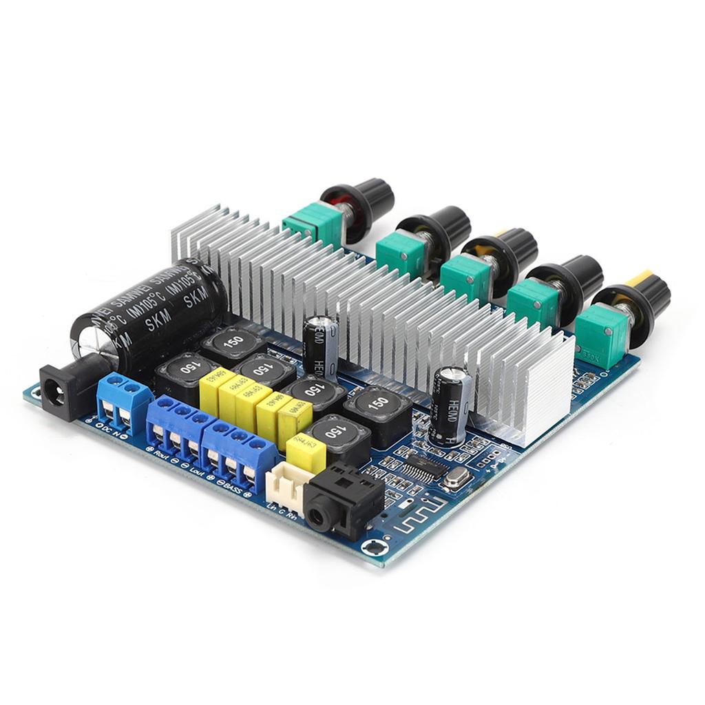 2.1 Плата сабвуфера, модуль цифрового усилителя высокой мощности, готовая плата Fever 12-24 В, 100 Вт + 50 Вт + 50 Вт