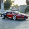 Welly 1/24 Суперкар Bugatti Chiron Сплавная машина Литые и игрушечные транспортные средства Модель автомобиля Миниатюрная масштабная модель автомобиля Игрушка для детей