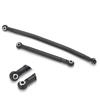 Aluminum Alloy Steering Link Linkage Tie Rod Kit for Axial Scx10 90046 90047 RC CarBlack