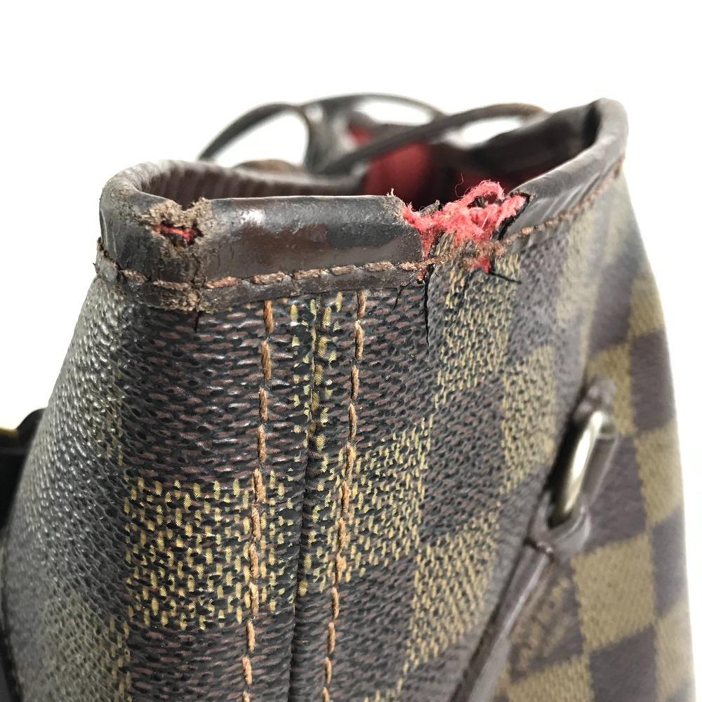 Louis Vuitton N51105 Damier Neverfull MM Shoulder Bag Tote Bag Canvas Ebene