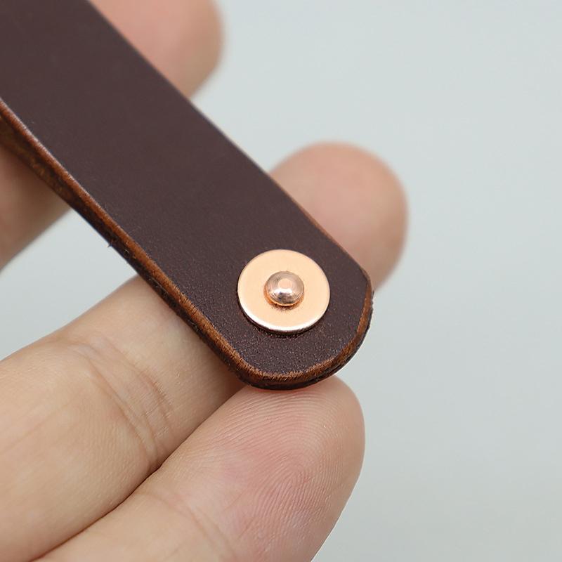 10 комплектов медных заклепок для кожи, фиксируемых заклепками, с шайбами-заусенцами для самостоятельной фиксации заклепками, винтажные кожаные изделия