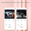 1080P HD Wi-Fi IP-часы с камерой, ветровыми радионянями для дома, умный дом, перезаряжаемые беспроводные камеры ночного видения