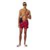 Hugo Mens Logo All-Over Print Regular Swim Shorts