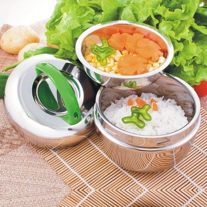 Портативный офисный школьный изолированный контейнер для еды Bento из нержавеющей стали для обеда