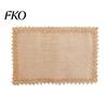 Long-lasting Placemats Bohemian Jute Heat-Insulating Wear-Resistant Stain-Proof Mats Reusable Wear-resistant Heat-Resistant Pads for Tables,