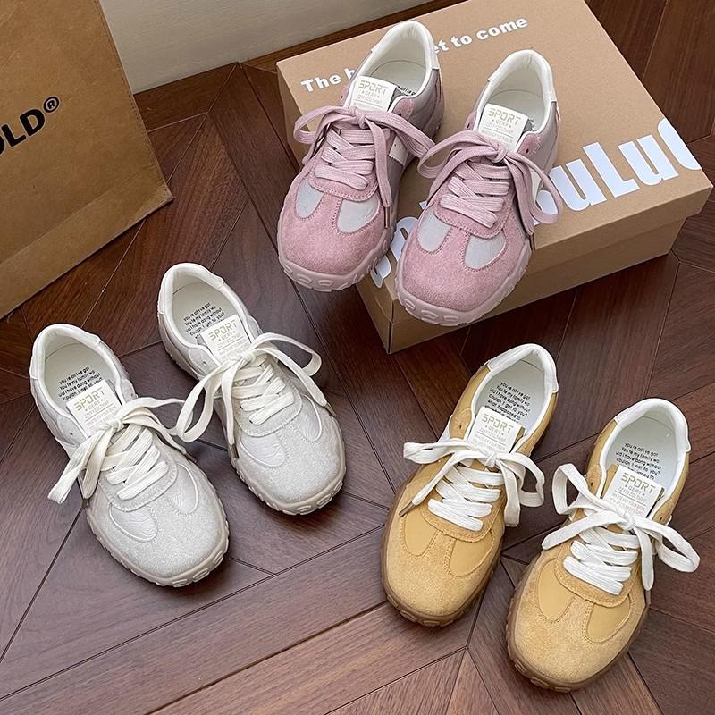 Piaohong retro lightweight Forrest Gump shoes women's 2025 spring new comfortable student soft-soled running shoes casual moral training shoes