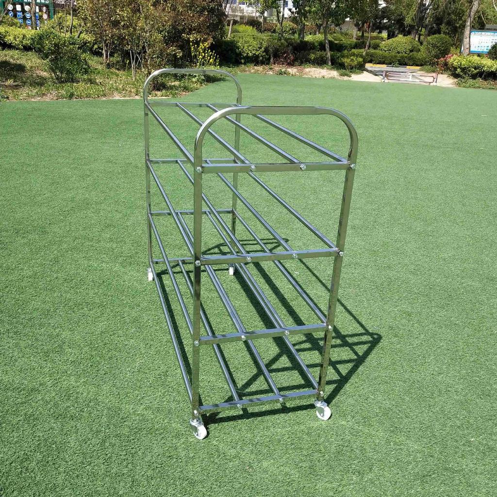 Outdoor Kindergarten Basketball Storage Cart