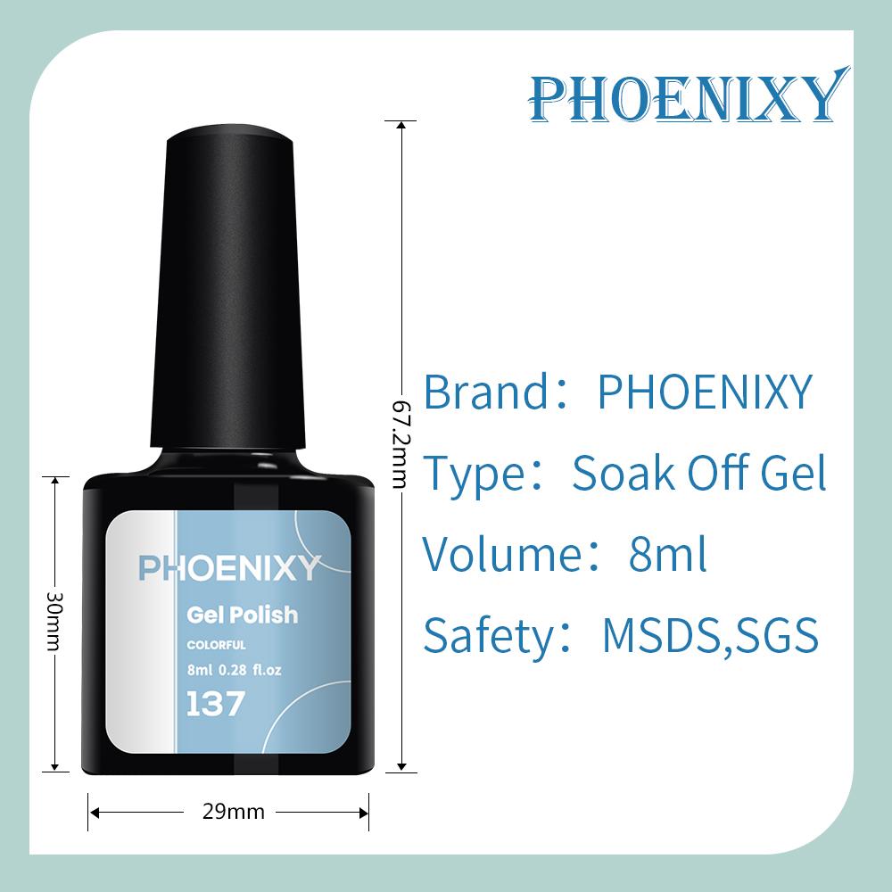 Маникюрный набор PHOENIXY Гель-лак для ногтей Лак для дизайна ногтей Матовый верхний слой с УФ-светодиодной лампой для сушки ногтей 36 Вт Инструменты для ногтей Набор сверл для ногтей Набор для украшения ногтей