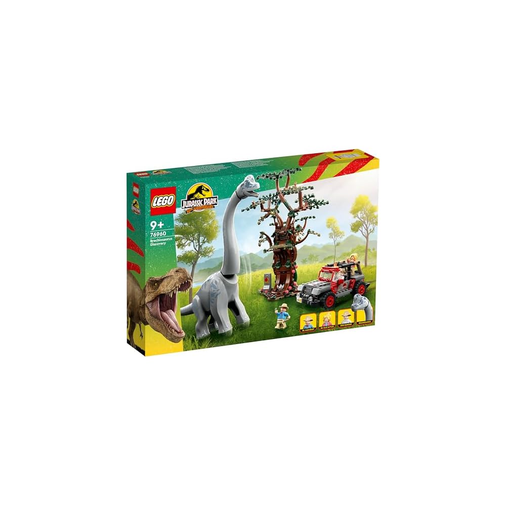 Конструктор LEGO Jurassic World Лесной Брахиозавр 76960, Игрушка-динозавр для детей 9-11 лет