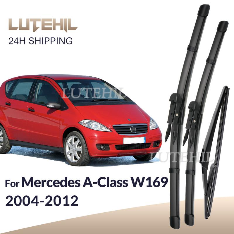 Для Mercedes Benz A-Class W169 2004-2012 2005 Дворники Передние и Задние Щетки Стеклоочистителя Лобового Стекла Оконные Щетки 26"+23"+12"
