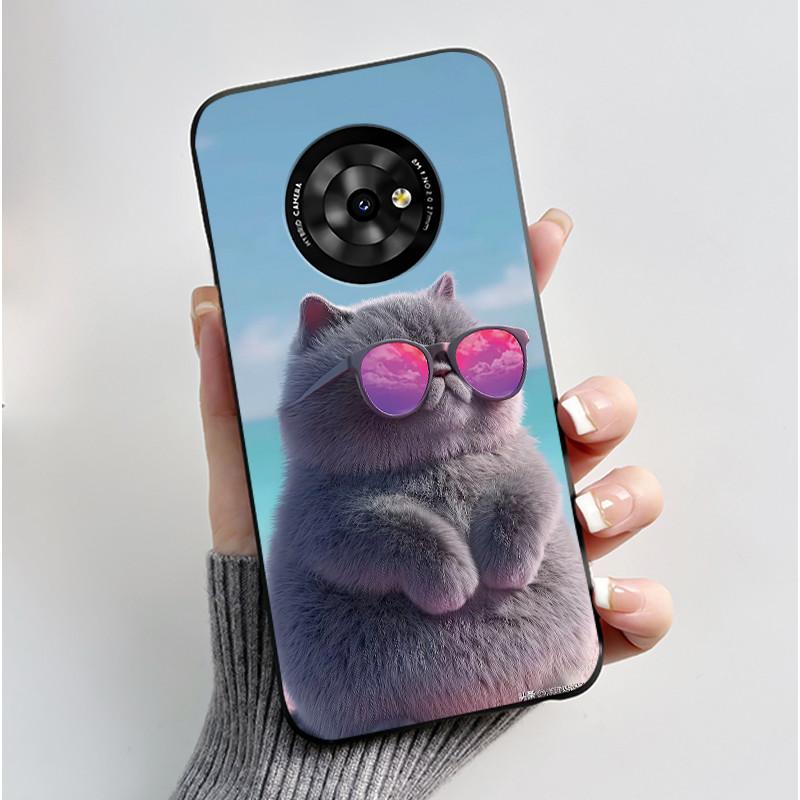 Чехол для телефона TCL Suixuetang M1 / OneTouch T615N Роскошный Дракон Милый Крутой Мальчики Девочки Мягкий Силикон Задняя Крышка Черный Корпус