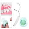 Home Stainless Steel Toothpicks Reusable Dental Floss Teeth Cleaner Handle Tooth Flossing  Floss