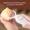 Electric Peeler With 3 Stainless Steel Blades, 3 In 1 Electric Potato Peeler Set