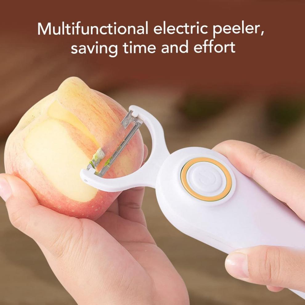 Electric Peeler With 3 Stainless Steel Blades, 3 In 1 Electric Potato Peeler Set