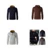 Men's Winter Cowl Neck Hooded Sweatshirt Coat Jacket For Ultimate Comfort And Style
