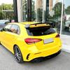 Заднее спойлер-крыло на крышу для Mercedes-Benz A-Class W177 A35 A45 AMG 2018-2023 Глянцевый черный Автомобильный задний спойлер-губа на крышку багажника