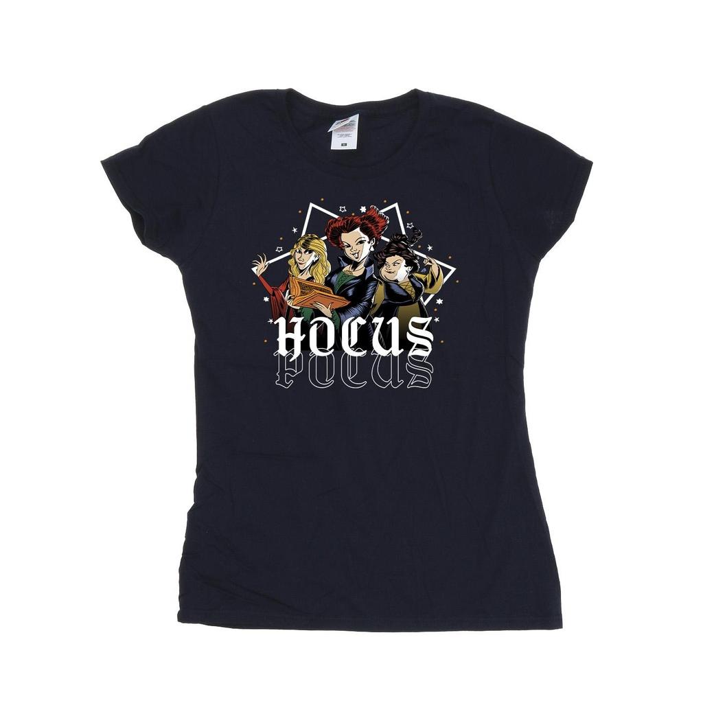 Футболка Hocus Pocus Womens/Ladies Stars из хлопка