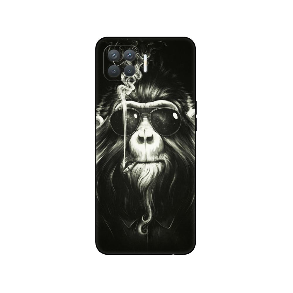 Силиконовый чехол для телефона Oppo Reno4 Lite, чехол для Oppo F17 Pro, задняя крышка Reno 4 lite, 6,43 дюйма, черный чехол из ТПУ, розовый аниме, космический автомобиль