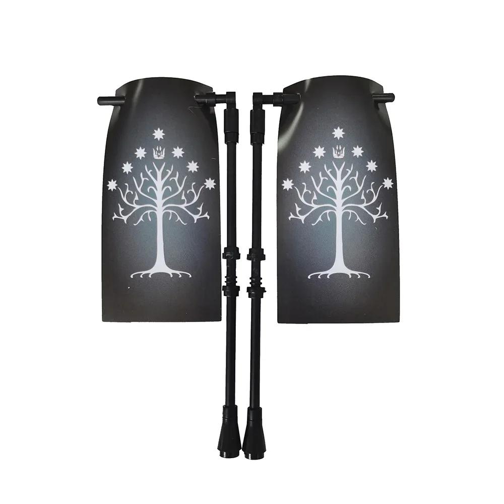 Флаг Строительный блок Средневековые города-государства Военная фигурка Флаг Оружие Древний Священная Римская империя Иерусалим Рыцарь Святого Лазаря Легион Игрушка