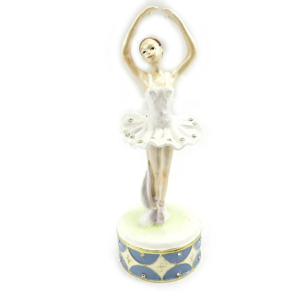 Les Trésors De Lily [L6467] - Шкатулка для драгоценностей «Балерина» бело-синяя