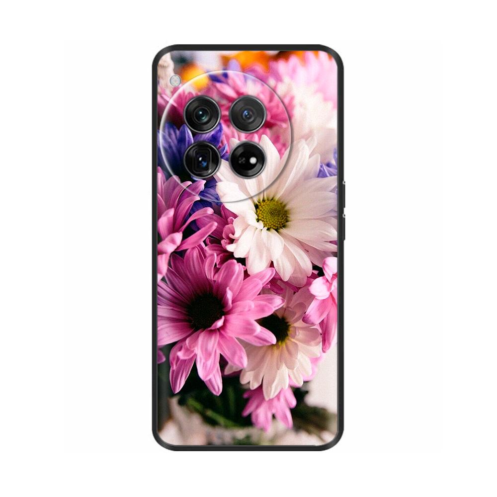 For OnePlus 12 Case Marble TPU Silicone Soft Phone Cases Cover For OnePlus 12 5G CPH2581 6.82" OneMore 12 Colorful Painted Capa