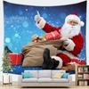 Home Decor Merry Christmas Santa Claus Decoration Tapestry Santa Claus Christmas Party Tapestry Wall Hanging Background Fabric