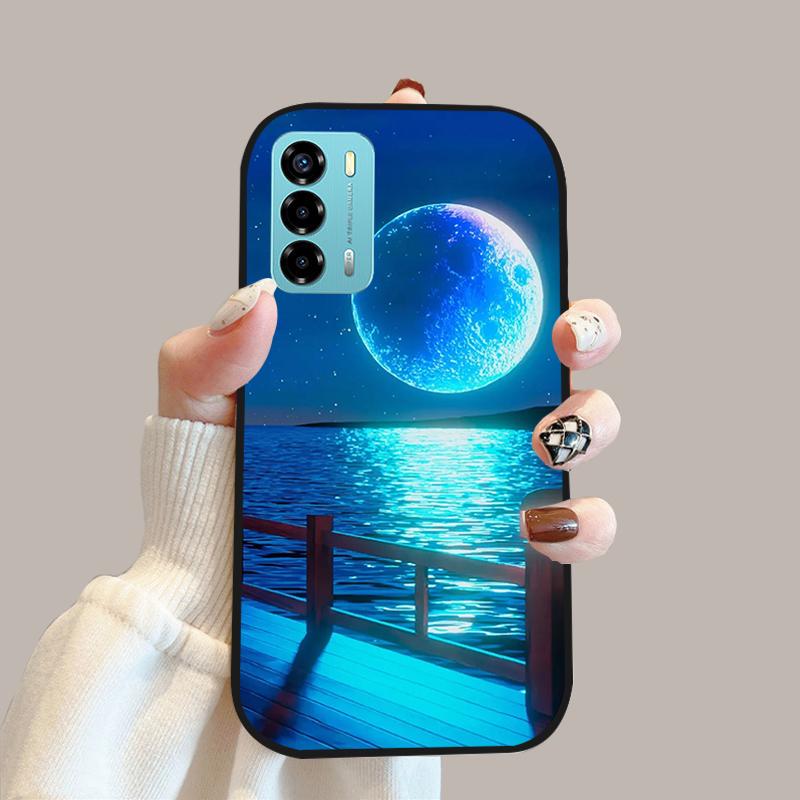 Для ZTE Blade V40 Vita Модный Чехол 8045 Мягкая Силиконовая Задняя Крышка Для ZTE Blade A72 Чехол A 72 4G Телефон Защитный Fundas Para