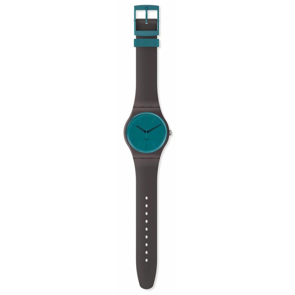 Swatch DARK DUALITY SO29C100 Коричневые наручные часы