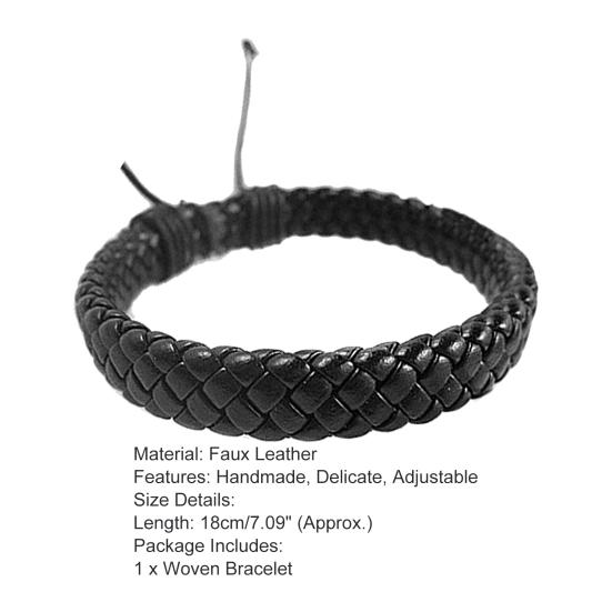 Плетеный браслет ручной работы Декоративный минималистичный прочный плетеный браслет из веревки для улицы