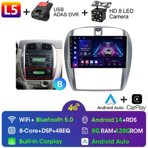 Fortress 8G+128G QLED автомобильное радио для Mazda 323 BJ 2000-2003 мультимедийный видеоплеер автонавигация Android 13 2din DVD головное устройство