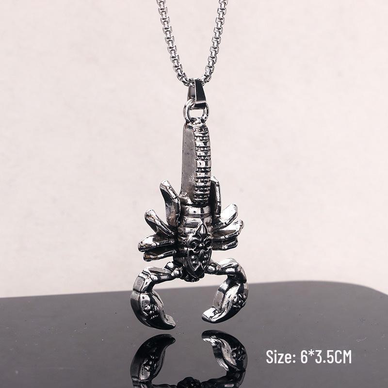 Модное ожерелье унисекс: Подвеска из сплава в виде животного на цепочке для свитера