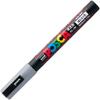 Ручка Posca Fine Point Round Core серая 10 шт. на водной основе PC3M.37