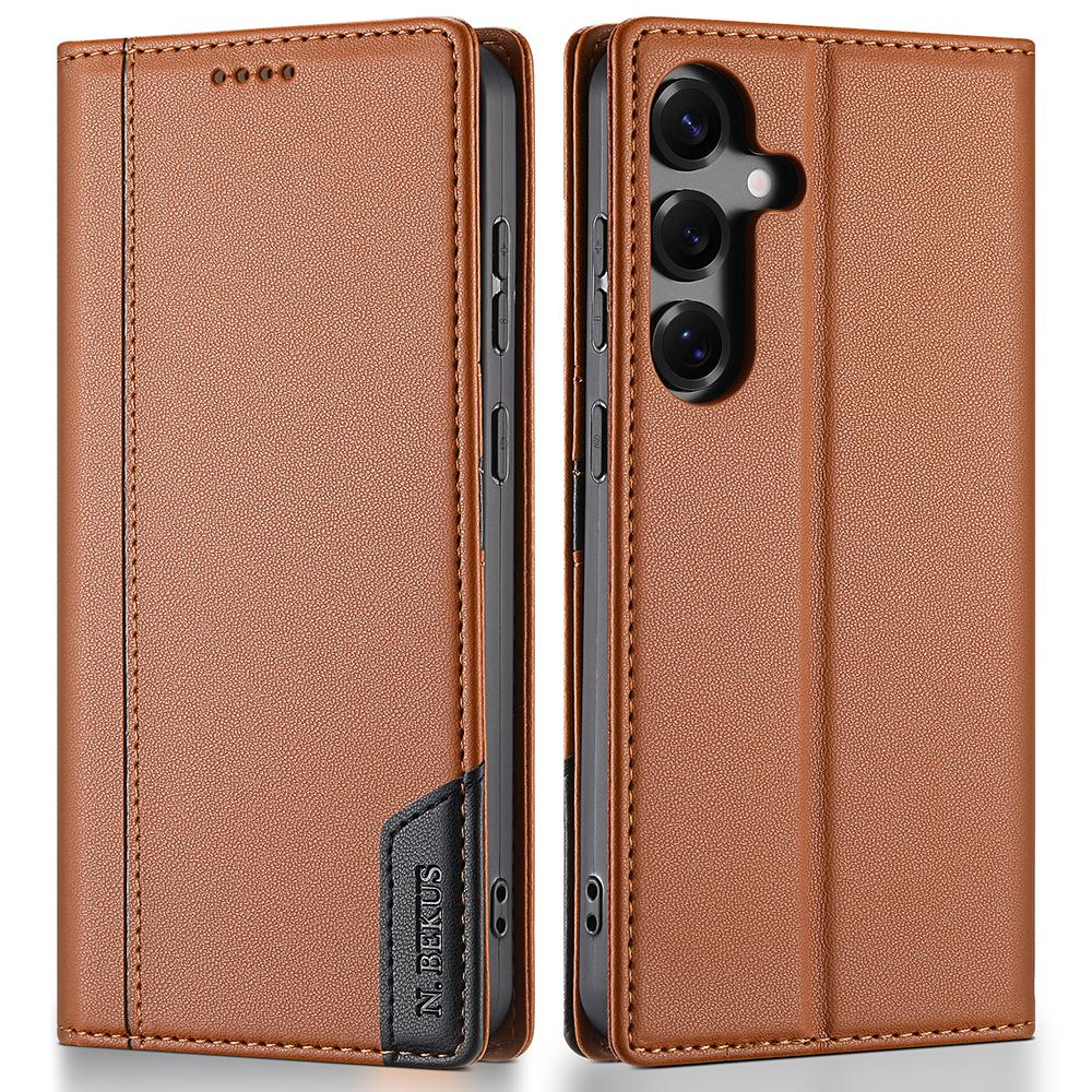 N.BEKUS P3 For Samsung Galaxy A16 5G/4G Case RFID Blocking Wallet Stand PU Leather Flip Phone Cover
