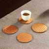 Bamboo Vine Woven Coaster Anti-scalding Cup Mat Table Mats Natural Rattan Coaster Tea Accessories