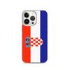 Чехол для iPhone — Drapeau Croatie — iPhone 13 Pro — Souple — Multicolore — Вертикальный
