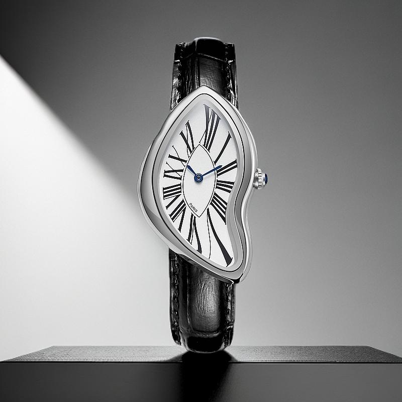 New Irregular Creative Crash Melt Twist Y2K Watch Men's Fashion Trendy Retro Advanced Ins Design Wristwatch for Men Reloj Hombre