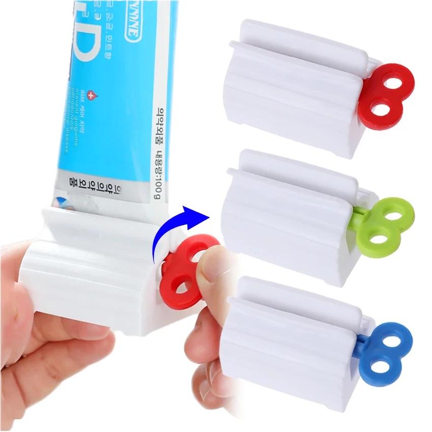 2 шт. Держатель зубной пасты, вращающийся выдавливатель зубной пасты, дозатор зубной пасты, выдавливатель тюбика, пресс для очищающего средства для лица, аксессуары для ванной комнаты