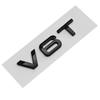 V6T V8T W12 V10 Logo Car Trunk Emblem Badge Sticker ABS Car Refurbishment Decoration Black Knight Style Modification Suitable