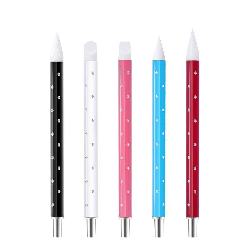 Nail Art 15 Pack Tool Set Phototherapy Pen Crystal Pen Painting Pen Silicone Pen Dot Drill Pen Brush