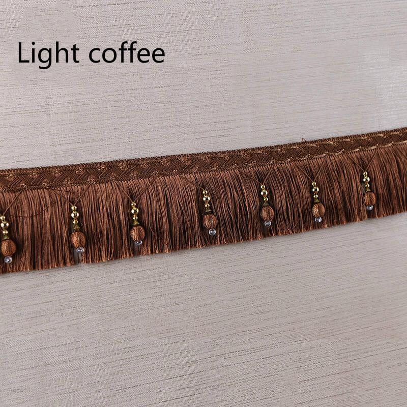 2/4/6 метровая лента для штор с кисточками, ширина 10 см, кисточки, бахрома, отделка для шитья постельного белья, штор, аксессуары для обивки своими руками